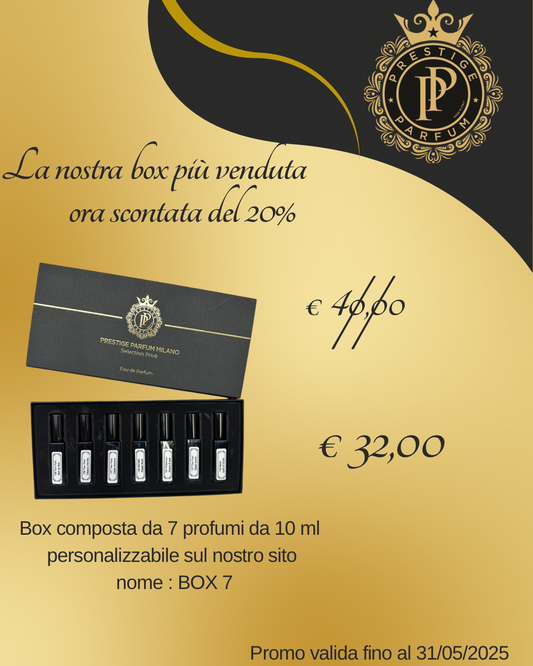 Box 7 profumi set regalo